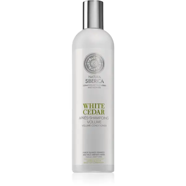 Natura Siberica Copenhagen White Cedar objemový kondicionér pre všetky typy vlasov 400 ml
