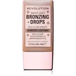 Revolution Bright Light Bronzing Drops tekutý bronzer odtieň Bronze Scorched 23 ml