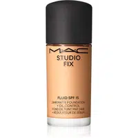 MAC Cosmetics Mini Studio Fix Fluid SPF 15 24HR Matte Foundation + Oil Control zmatňujúci make-up SPF 15 odtieň NC20 15 ml