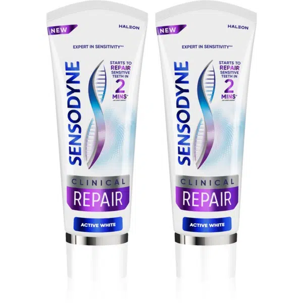 Sensodyne Clinical Repair Active White zubná pasta 2x75 ml