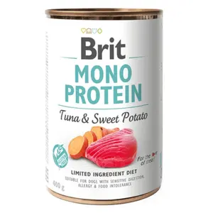 Brit konzerva Mono Protein Tuna & Sweet Potato 400 g | Konzerva pre psov