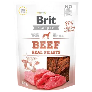 BRIT Snack Jerky Beef and chicken Fillets 80 g