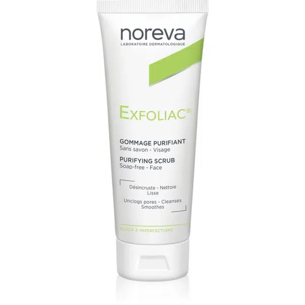 Noreva Exfoliac Purifying Scrub čistiaci peeling pre problematickú pleť 50 ml