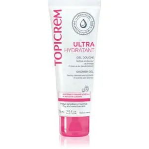 Topicrem UH BODY Gentle Cleansing Gel jemný umývací gél na tvár, telo a vlasy 75 ml
