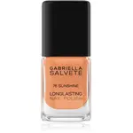 Gabriella Salvete Longlasting Enamel dlhotrvajúci lak na nechty s vysokým leskom odtieň 76 Sunshine 11 ml
