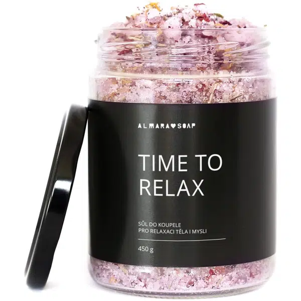 Almara Soap Bath relaxačná soľ do kúpeľa s vôňou Time To Relax 450 g