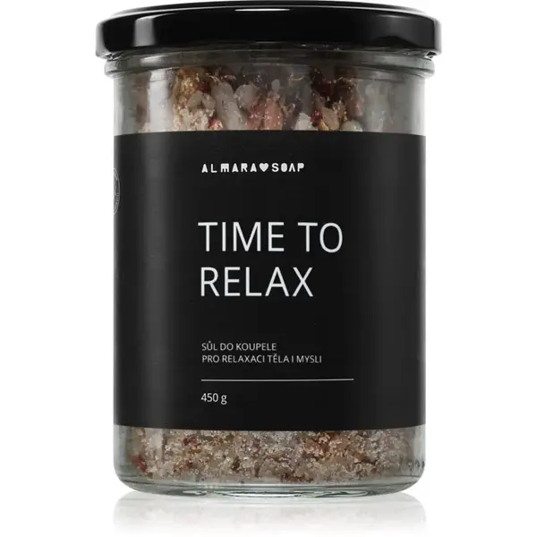 Almara Soap Bath Salt relaxačná soľ do kúpeľa s vôňou Time To Relax 450 g