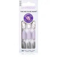 KISS imPRESS The No Glue Mani Medium umelé nechty samolepiace Climb Up 30 ks