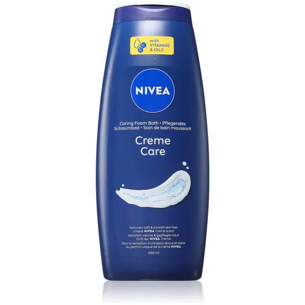 NIVEA Creme Care krémová pena do kúpeľa 650 ml