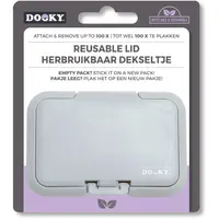 Dooky Reusable Lid Grey Card uzáver na vlhčené obrúsky 1 ks