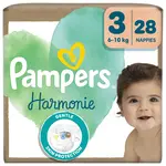 PAMPERS Harmónia 3 Plienky 6-10 kg, 28 ks