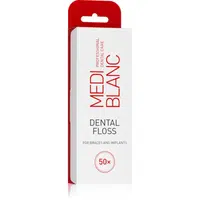 MEDIBLANC Dental Floss For Braces dentálna niť pre strojček a implantáty 50 ks