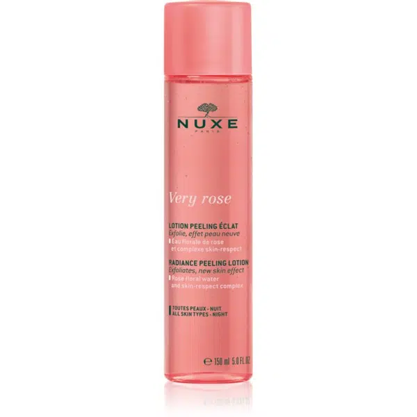 Nuxe Very Rose Radiance Peeling Lotion rozjasňujúci peeling pre všetky typy pleti 150 ml