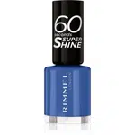 Rimmel 60 Seconds Super Shine lak na nechty odtieň 828 Danny Boy Blue! 8 ml