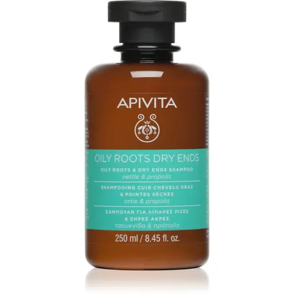 Apivita Oily Roots & Dry Ends Shampoo šampón pre mastnú vlasovú pokožku a suché končeky 250 ml