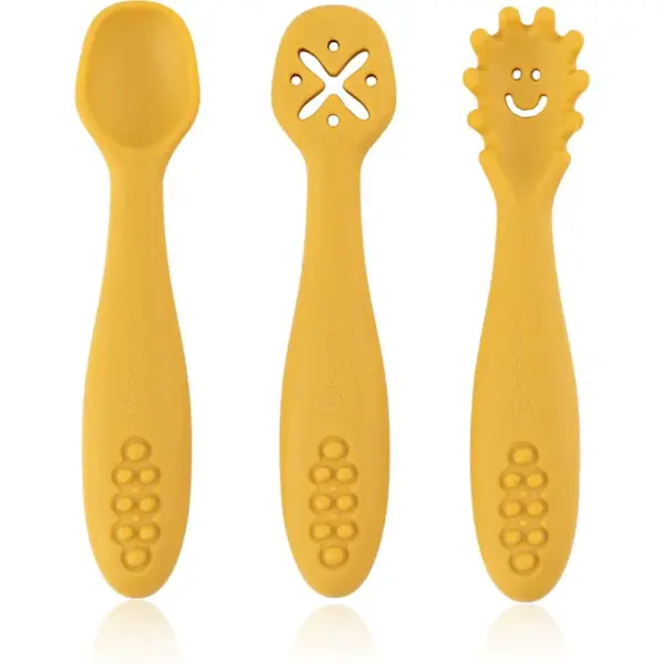 Petite&Mars Take&Match 6m+ lyžička Intense Ochre 3 ks