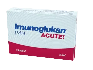 PLEURAN Imunoglukan P4H ACUTE 300 mg 5 kapsúl