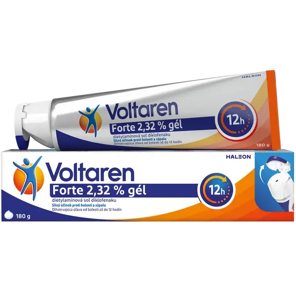 VOLTAREN Forte 2,32% gél s diklofenakom na bolesť chrbta, svalov a kĺbov 180 g
