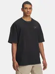 Men's T-shirt Under Armour UA HWT WOVEN LABEL SS-BLK - Men's