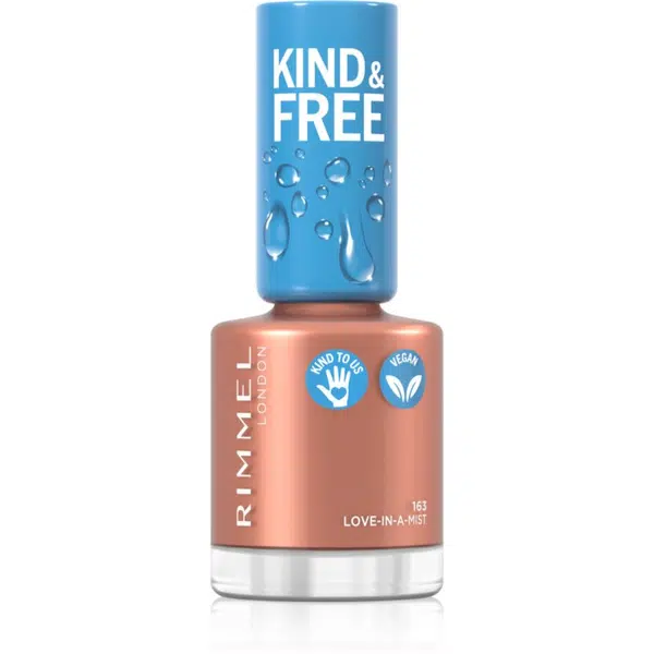 Rimmel Kind & Free lak na nechty odtieň 163 Love-In-A-Mist 8 ml