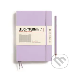 Leuchtturm1917 Zápisník Lilac Medium A5 čtverečkovaný