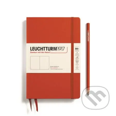 Leuchtturm1917 Zápisník Fox Red Paperback B6+ čistý