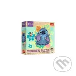 Dřevěné obrysové puzzle Stitch (50 dílků) - puzzle z kategorie 15 - 60 dílků