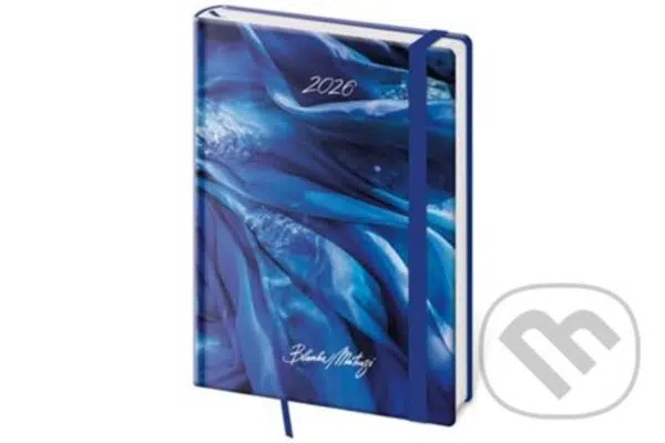 Týdenní diář 2026 A5 Vario Matragi Blue s gum