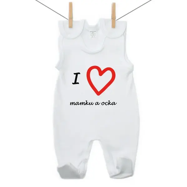 Boodyy Dupačky I love mamku a ocka 62 (2-4 mesiace)