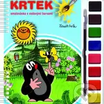 Krtek 3 - Omalovánky s vodovými barvami - Zdeněk Miler - kniha z kategorie Omalovánky