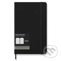Moleskine – 12-mesačný týždenný vertikálny diár PRO 2026 - čierny