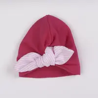 Dievčenská čiapočka turban For Girls stripes, vel. 68 (4-6m)