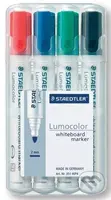 STAEDTLER Popisovač na bílou tabuli "Lumicolor 351", 4 barvy, kuželový hrot, 2mm