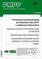 PMPP 2,3/2018 (Povinnosti zamestnávateľa pri ukončení roku 2017 v mzdovom účtovníctve)