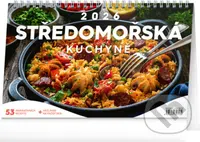 NOTIQUE Stolní kalendář Středomořská kuchyně 2026 (řádky)
