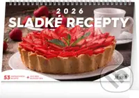 NOTIQUE Stolní kalendář Sladké recepty 2026 (řádky)