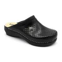 Leon PU100 Dámska zdravotná celokožená obuv uzavretá 39 - 25cm, čierna, 4,5 cm