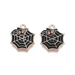Halloween Theme Alloy Enamel Pendants
