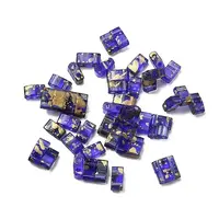 2-Hole Transparent Glass Seed Beads