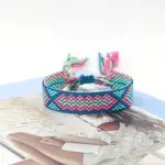 Polyester Braided Rhombus Pattern Cord Bracelet