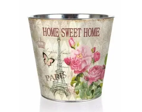 Dekoratívny kvetináč Home Sweet, 12x11,5 cm%