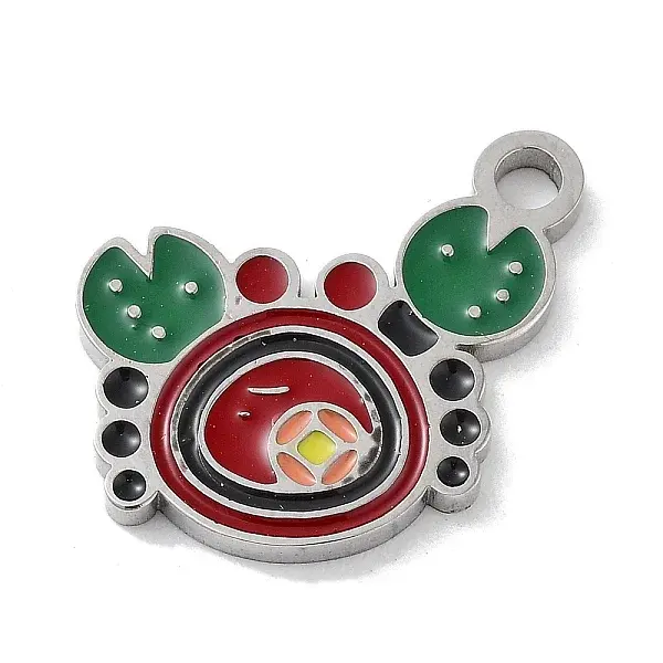 304 Stainless Steel Enamel Charms