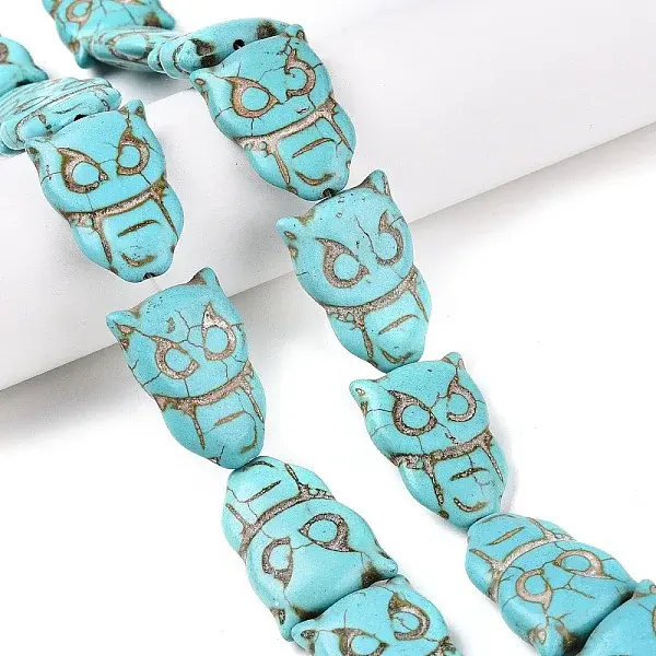 Synthetic Turquoise Beads Strands