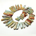 Chips Natural Aqua Terra Jasper Beads Strands