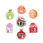 Fruit & Vegetable Theme Opaque Resin Cabochons