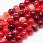 Natural Striped Agate/Banded Agate Bead Strands