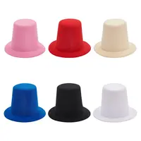 6Pcs 6 Colors EVA Cloth Mini Hat Fascinator Base