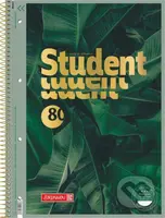 Brunnen student blok džungle A4 - čtvereček, 80 listů