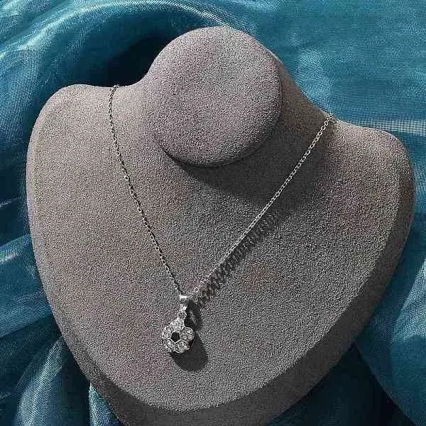 Zinc Alloy Crystal Rhinestone Sport Ball Pendant Cable Chain Necklaces