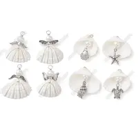 Glass Pearl & Shell Pendant